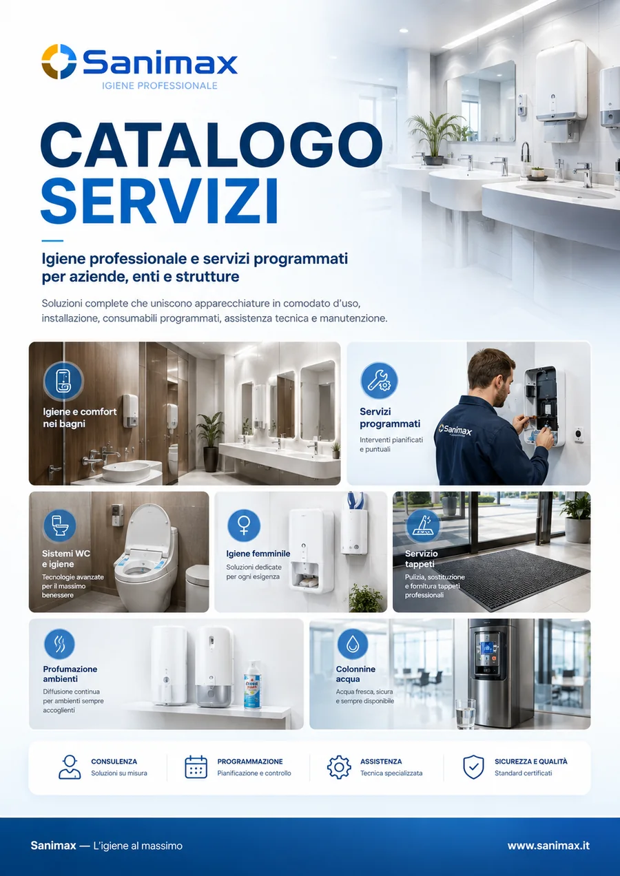 Copertina Catalogo Servizi Sanimax 2026