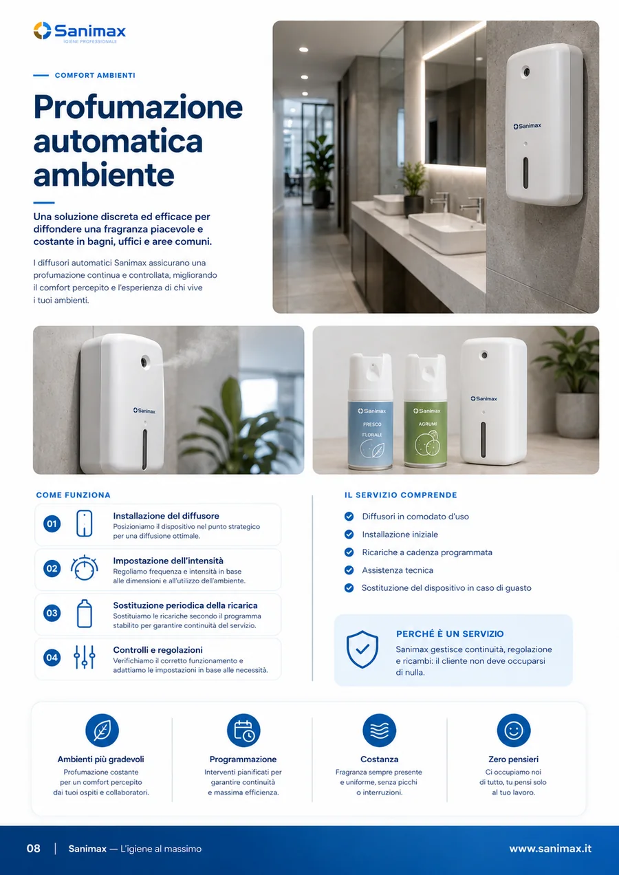 Profumazione automatica ambiente