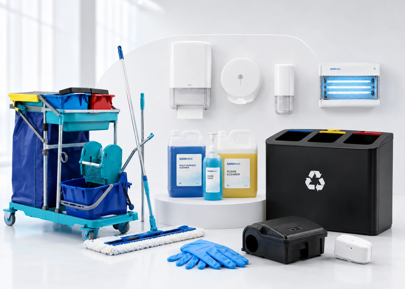 Gamma prodotti professionali Sanimax