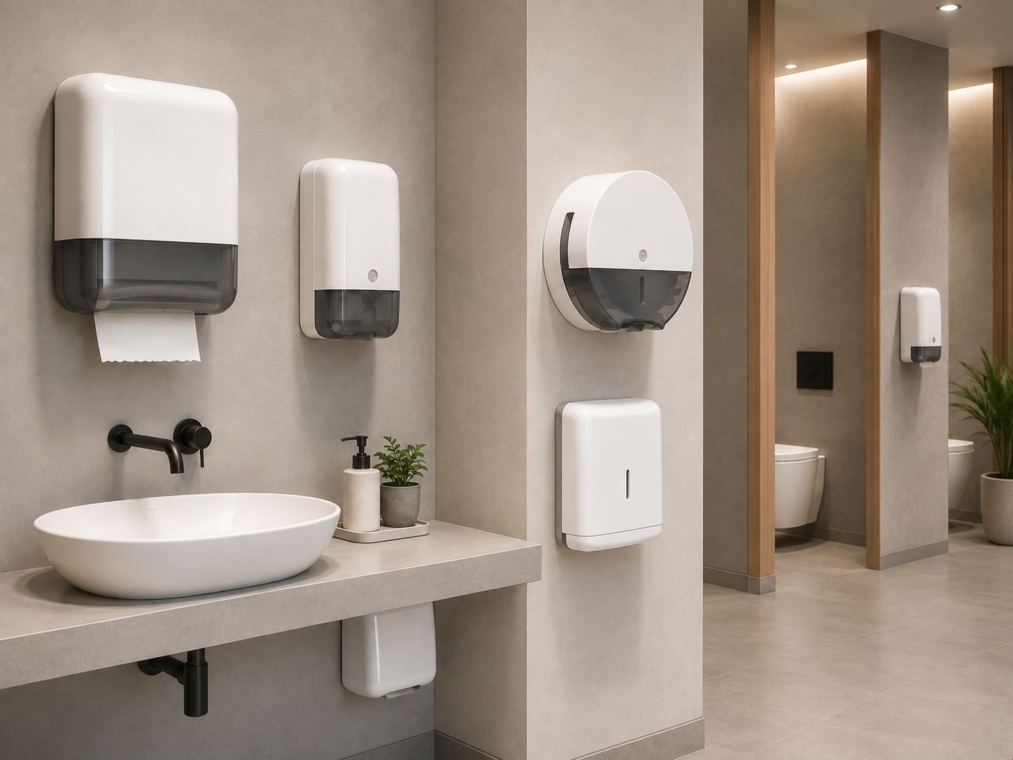Dispenser area bagno