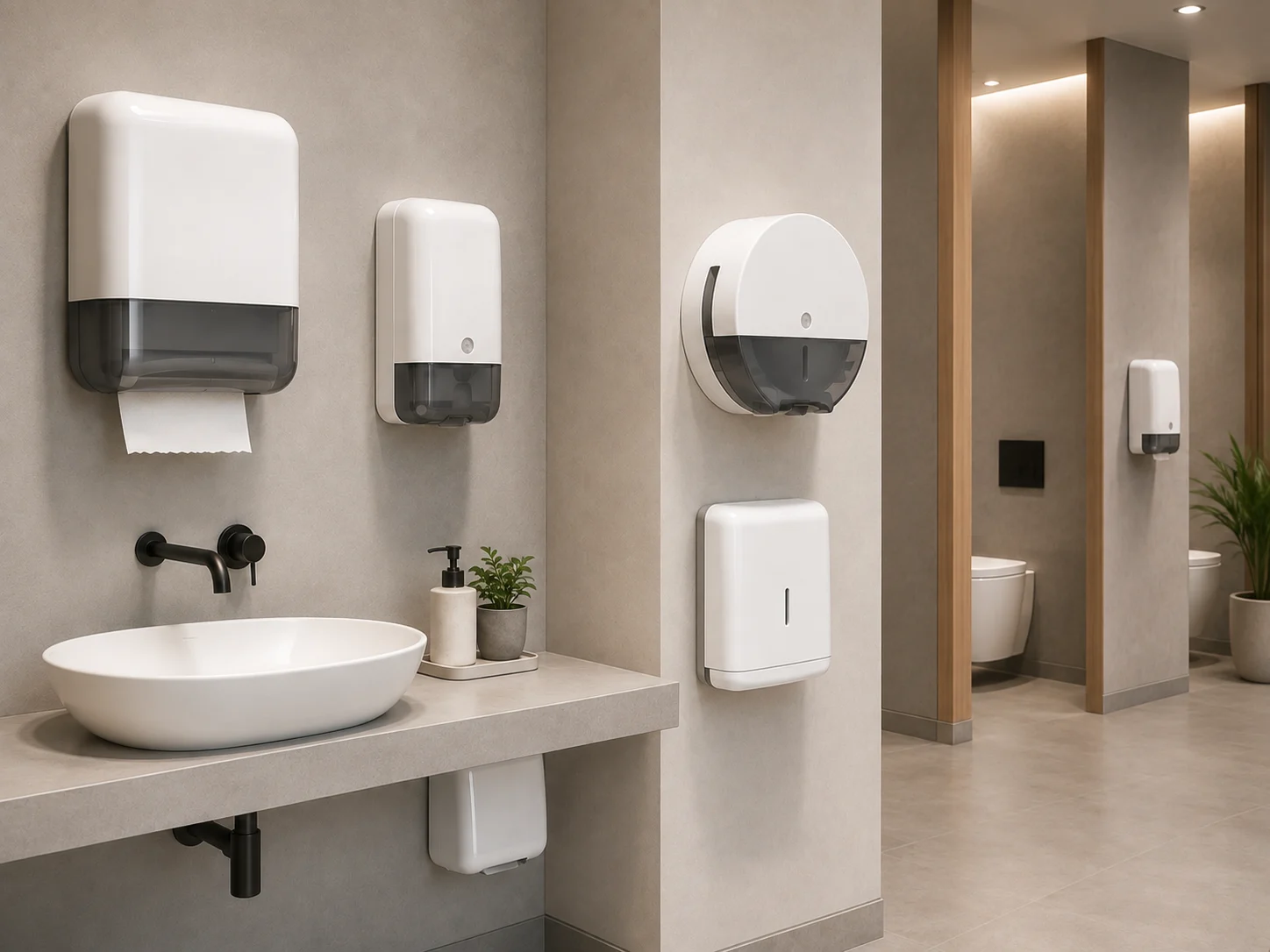 Dispenser area bagno
